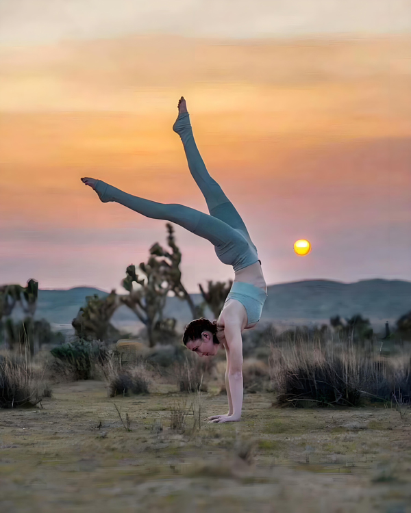 Nude yoga
