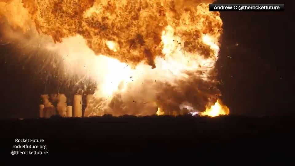 EN VIDÉO | Explosion d’une mégafusée Starship de SpaceX lors d’un test au Texas